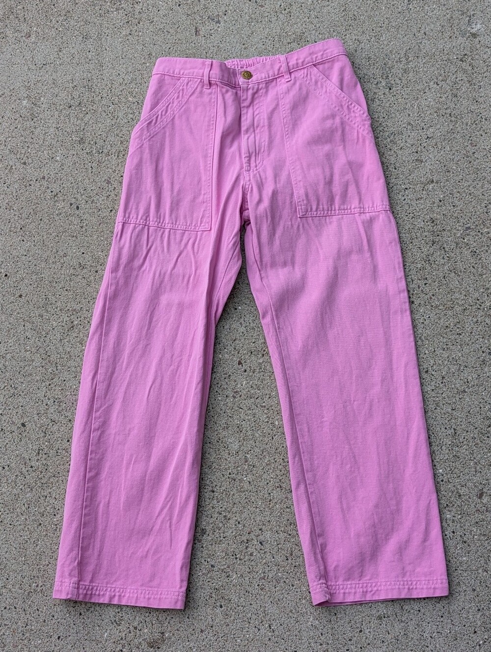 BIG BUD PRESS work pants pink S